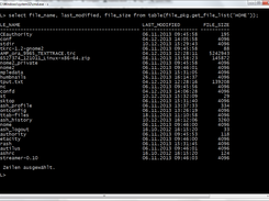 Select a directory like a table: FILE_PKG