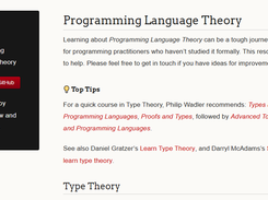 PLT (Programming Languages Theory) Screenshot 1