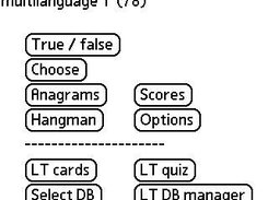 Quiz / Game selection