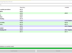The NumeRe package repository browser