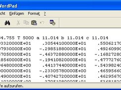 Inputfile - vor der Bearbeitung