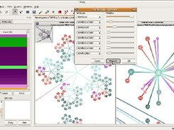 A colored clustered graph