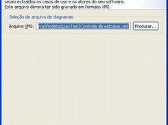 Definio do arquivo de diagramas do projeto (formato XMI)