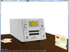 Scene of an AS6340 card reader with cards