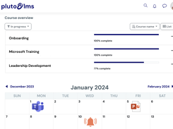 Let Pluto LMS take on and automate the heavy lifting of your training admin