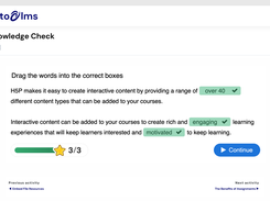 Create interactive assessments and assignments that learners will love to complete