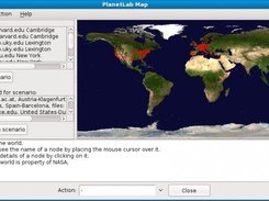 PlanetLab Visualizer Main Window