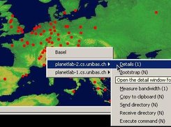 Detailed Options for each PlanetLab Node