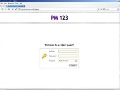 Login page