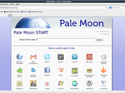 The Pale Moon browser