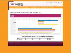 Gantt diagram for project preview