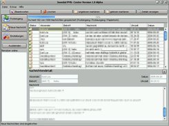MainDialog of the Joomla! PMS- Center