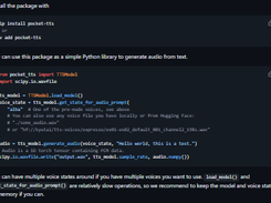 Pocket TTS Screenshot 1