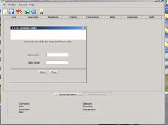 New Account Window