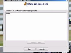 Account select window