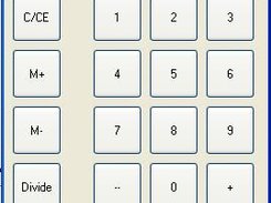 Pocket Calculator turned on