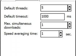 Settings dialog: performance page