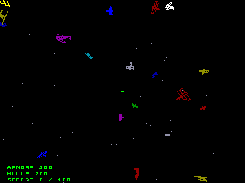 A swarm of Gamma-class biplane starships