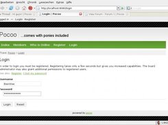 Pocoo bulletin board Screenshot 1