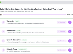 Podcast Marketing AI Screenshot 1