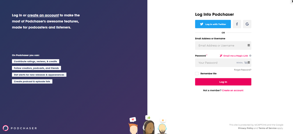 Podchaser Screenshot 1