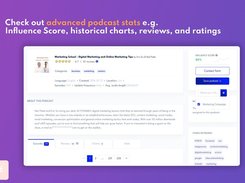 Advanced Podcast Stats & Features