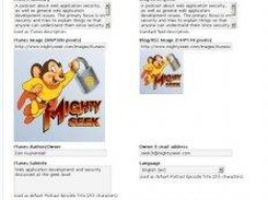 Setting up your iTunes and RSS Feed settings
