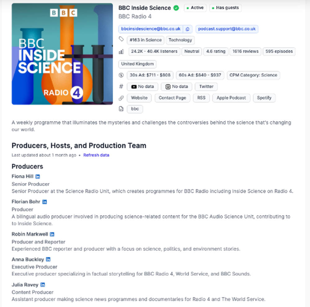 Podseeker Screenshot 1