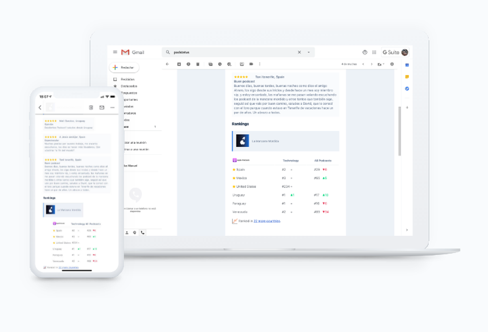 Podstatus Screenshot 1