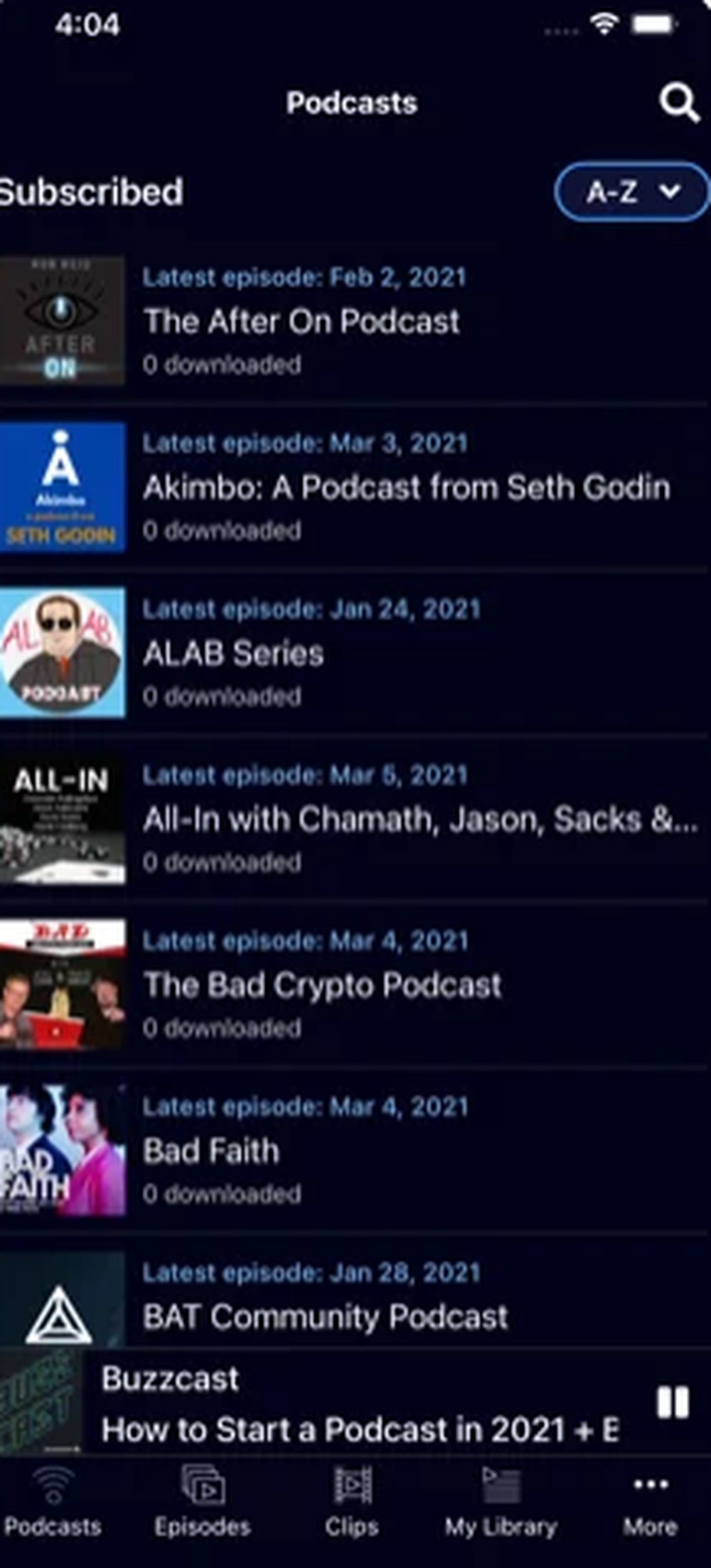 Podverse Screenshot 1
