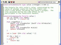 Poetics code editor