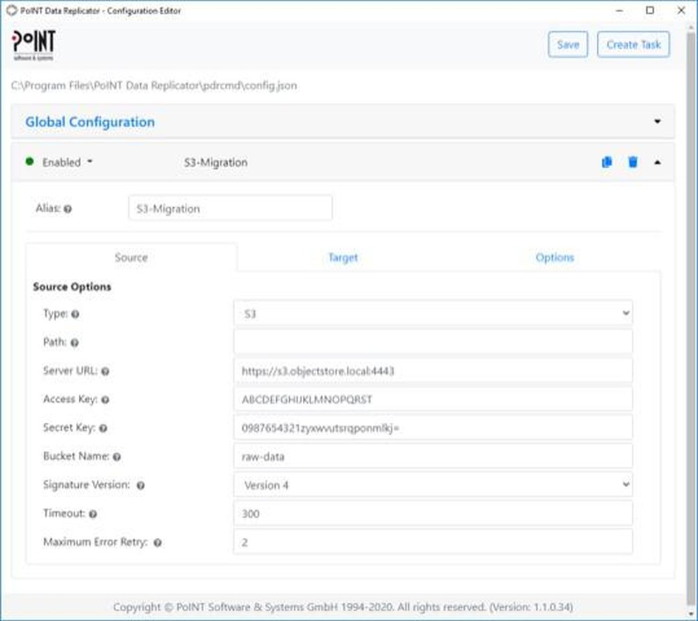 PoINT Data Replicator Screenshot 1