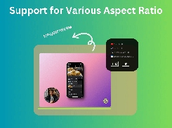 share any where why any aspect ratio you like