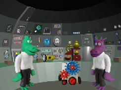 Dinasaurs in ufo