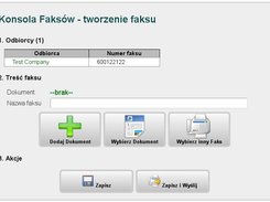 Faxes Sending Console