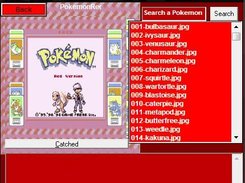 Pokemon Red Pokedex