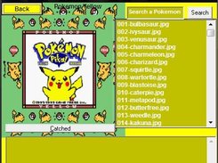 Pokemon Yellow Pokedex