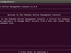 Pokemon Online Main Screen
