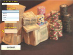 Poker Tournament Clock in Silverlight Screenshot 1