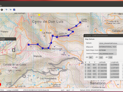 Calibration window, loupe, waypoints and routes under Linux