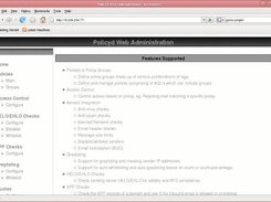 Main webgui view