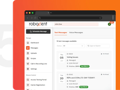 A results screen showing real-time outreach metrics such as total messages sent, inbound replies, and reply rate percentages.