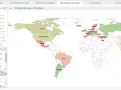 Web Report - GIS of Sentiment by Topic