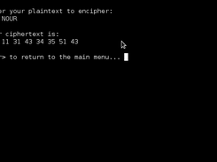 Encipher