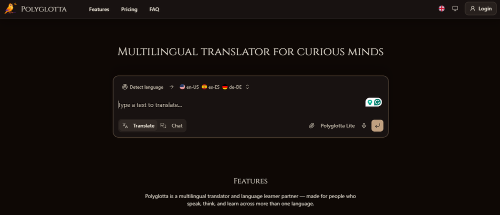 Polyglotta Screenshot 1