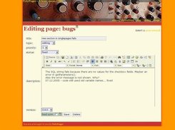 editing content with the FCK editor