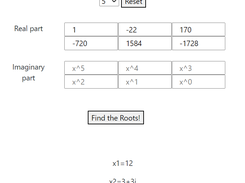 Poly Roots Finder screenshot