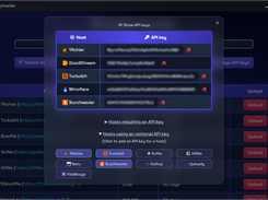 API keys management