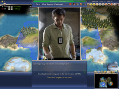 First contact with Chris