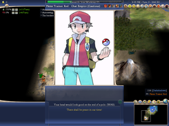 First contact with Pkmn Trainer Red